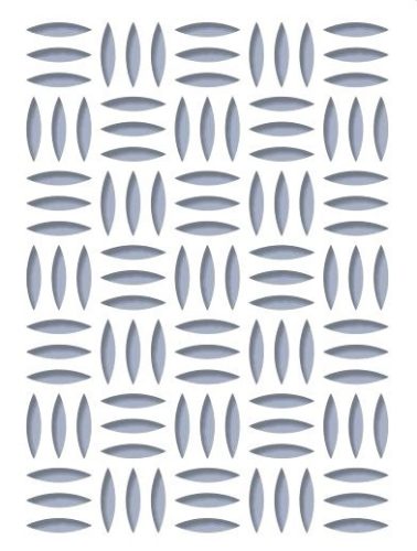 +3D Stencil / Sablon TXS-005 7,5*10cm*0,5mm, texturáló
