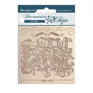   SCB121 - Chipboard cm 14x14 - Romantic Garden House kézírás