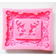 Szilikon öntőforma - Keret 11,5*10*1,5cm 29942 – kreatív hobby projektekhez