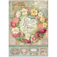 DFSA4734 - A4 rizspapír csom. - Rose Parfum Album de roses