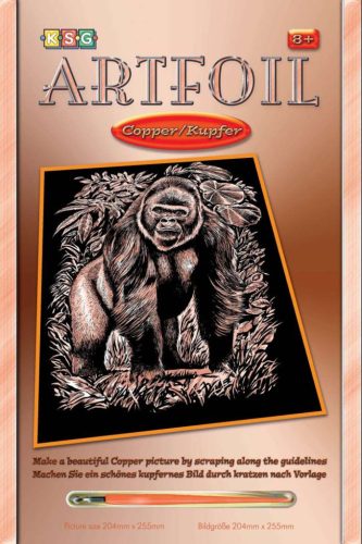 Képkarcoló karctűvel - 20*25cm, réz - Gorilla 8270611