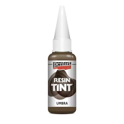 Pentart Gyantaszínező fedő tinta 20ml - Umbra 40071 – hobby projektekhez
