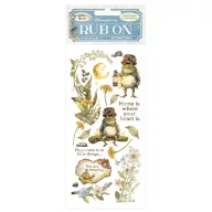 DFLRB149 - Rub-on cm 10,16x21,6 - Hidden Grove Mr Frog
