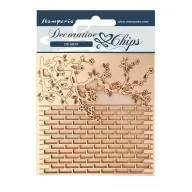 SCB78 - Chipboard 14x14 cm - Alice fal