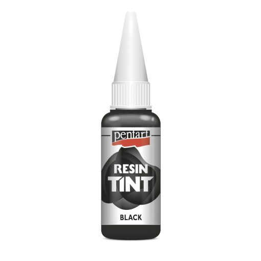 Pentart Gyantaszínező fedő tinta 20ml - Fekete 40073