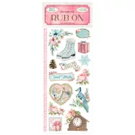 DFLRB09 - Rub-on cm 10,16x21,6 - Sweet winter