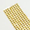 Öntapadós flitter gyöngyök 320db/lap - Arany, 0,5cm 8725ARK