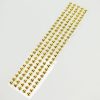 Öntapadós flitter gyöngyök 140db/lap - Arany, 0,7cm 8725ARN