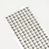 Öntapadós flitter gyöngyök 320db/lap - Ezüst, 0,5cm 8725EZK