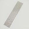 Öntapadós flitter gyöngyök 320db/lap - Ezüst, 0,5cm 8725EZK