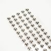 Öntapadós flitter gyöngyök 140db/lap - Ezüst, 0,7cm 8725EZN
