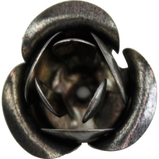 Fém díszítőelem, rózsa 1,5cm 10/cs 29977
