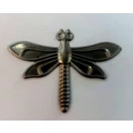 +Fém díszítőelem, szitakötő 2,1*2,3cm 10/cs 35187 – kreatív dekorációhoz