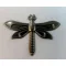 +Fém díszítőelem, szitakötő 2,1*2,3cm 10/cs 35187 – kreatív dekorációhoz