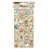   DFLCB59 - Chipboard cm 15x30 - Romantic Home for the holidays