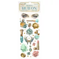 DFLRB141 - Rub-on cm 10,16x21,6 - Masquerade beauty