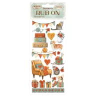   DFLRB41 - Rub-on cm 10,16x21,6 - All Around Christmas suitcases