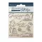 SCB05 - Chipboard - 9,5x9,5 cm - Klasszikus karácsony