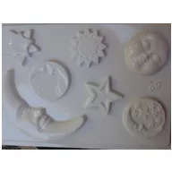 Gipszkiöntő forma, normál - Égitestek