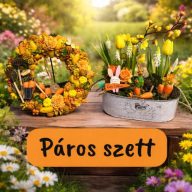 Tavaszi dekoráció - Répás Páros Szett - Csináld Magad Csomag – DIY projektekhez