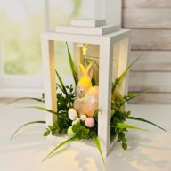 Világító Húsvéti Nyuszis Lámpás – Tavaszi DIY Dekor Csomag – DIY projektekhez