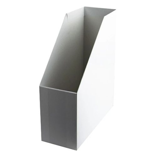 Iratpapucs 90 mm merevfalú, karton T-Acta - Fehér D17152500