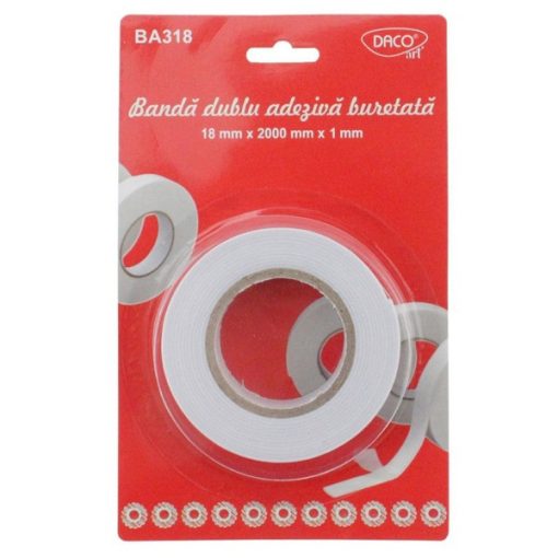 Kétoldalas ragasztószalag 18mm*20m DACO00219