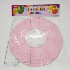 +Lampion, rózsaszín 25 cm-es FST9794
