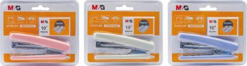 Tűzőgép M&G No.10 10 lapig, pasztell színekben G01704246