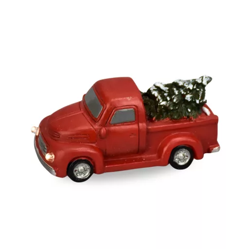 Vintage pick up fenyőfával világítós vegyes színek 12db/doboz - OKOSÁR! – koszorúhoz, asztaldíszhez
