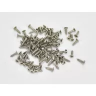 Csavar 2*8mm ezüst 100db/csomag – kreatív dekorációhoz