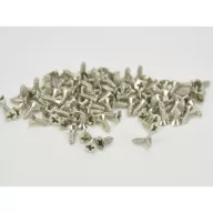 Csavar 2*6mm ezüst 100db/csomag – kreatív dekorációhoz