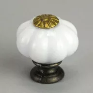 Fiókgomb porcelánhatású 2,5cm 5db/csomag – kreatív dekorációhoz