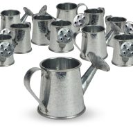 Mini fém locsolókanna 4,5cm 12db/csomag - OKOSÁR! – kerti és otthoni dekorációhoz