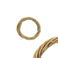 Vessző koszorú natúr 15cm – ajtódíszhez, koszorúalapnak