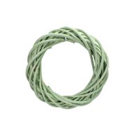 Vessző koszorú pasztell zöld 20cm – koszorúkészítéshez