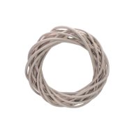 Vessző koszorú pasztell rózsa 20cm – koszorúkészítéshez