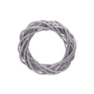 Vessző koszorú pasztell lila 20cm – ajtódíszhez, koszorúalapnak