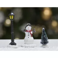 Hóemberes jelenet 3db/szett – karácsonyi dekorációhoz