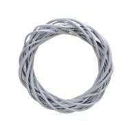 Vessző koszorú pasztell lila 25cm – ajtódíszhez, koszorúalapnak