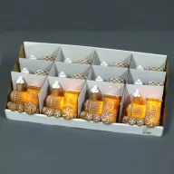 Mézeskalács vonat 12db/doboz - OKOSÁR! – karácsonyi dekorációhoz