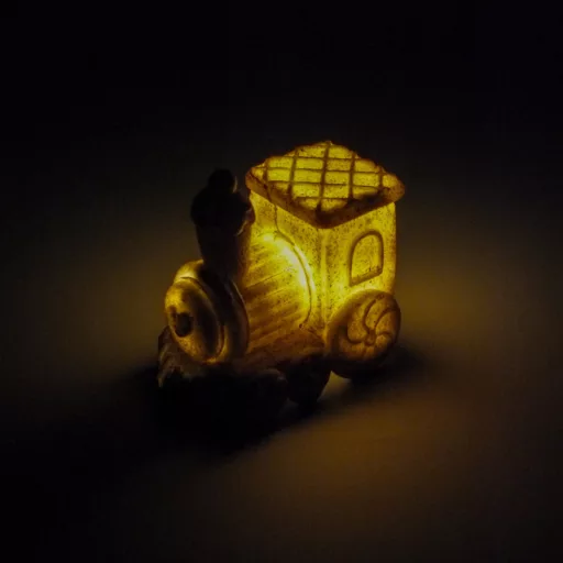 Mézeskalács vonat 12db/doboz - OKOSÁR! – karácsonyi dekorációhoz