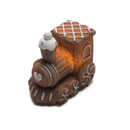 Mézeskalács vonat 12db/doboz - OKOSÁR! – karácsonyi dekorációhoz
