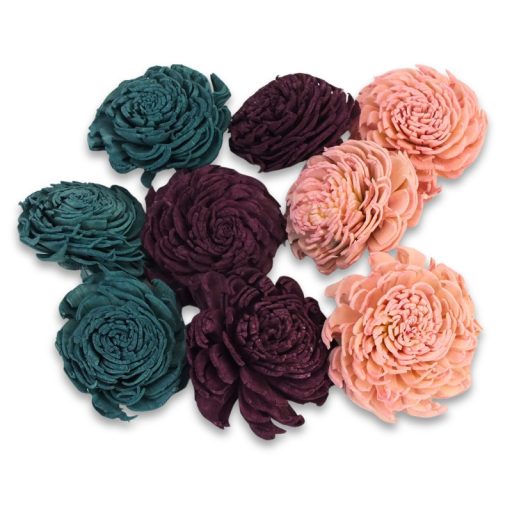 Ming szélrózsa fej mix terméscsomag – koszorúhoz, természetes dekorációhoz