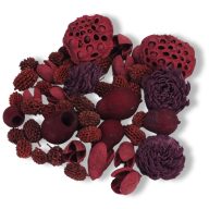 Bordó birodalom terméscsomag – koszorúhoz, természetes dekorációhoz