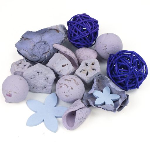 Lila vesszőgömbös terméscsomag – koszorúhoz, természetes dekorációhoz