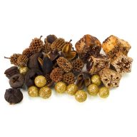 Ünnepi óarany terméscsomag – koszorúhoz, természetes dekorációhoz