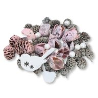 Tavaszváró terméscsomag - rózsaszín – húsvéti dekorációhoz