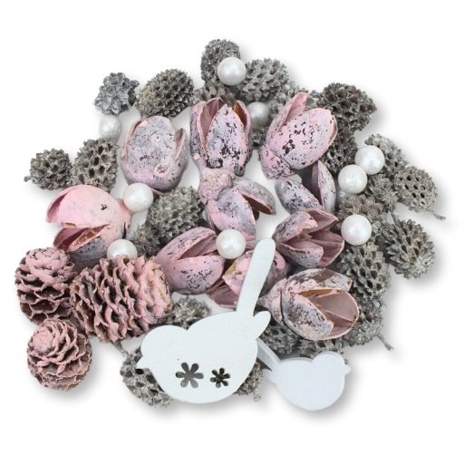 Tavaszváró terméscsomag - rózsaszín – húsvéti dekorációhoz