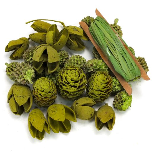 Kikelet terméscsomag raffiával - Oliva – húsvéti dekorációhoz